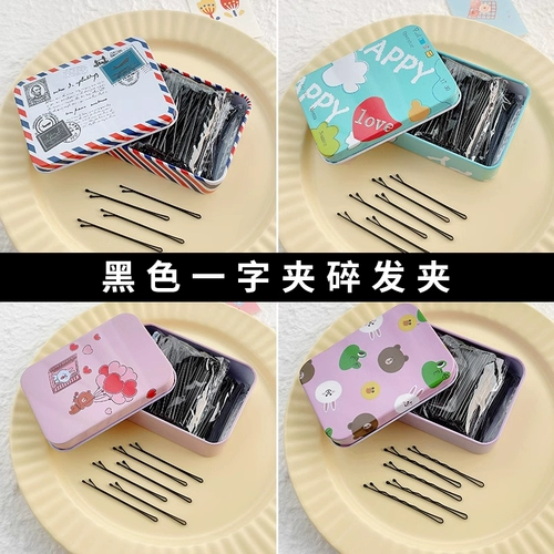 Черная волнистая заколка для волос для взрослых, аксессуар для волос, шпильки для волос