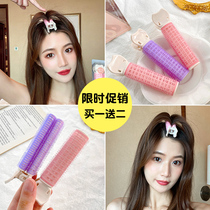 Hair fluffy artifact forehead cranial roof hairclip bangs clip hair root fluffy clip fixed top head hair card headgear