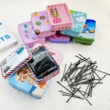 Черная волнистая заколка для волос для взрослых, аксессуар для волос, шпильки для волос