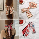 Повязка на голову, лента, ретро аксессуар для волос, резинка для волос, изысканный стиль, цветочный принт, популярно в интернете, французский стиль