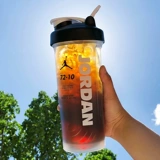 Портативный пластиковый вместительный и большой матовый чайник для воды для спортзала, защита при падении