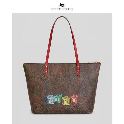 [Мгновенный интерес -free] etro/ai chuo/2020 Осень и зима новые модели/дамы Pisri Pegal Horse Corse Print Sagn