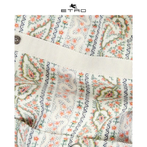 [Hui] etro ai chuo/2020 весна и лето Новые/Женские Педри Печатные полоса