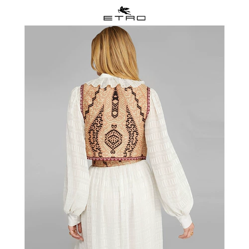 [Hui] Etro Ai Chuo/2020 Spring и Summer New/Big Show, Big Short Flow Short Fashion Vest