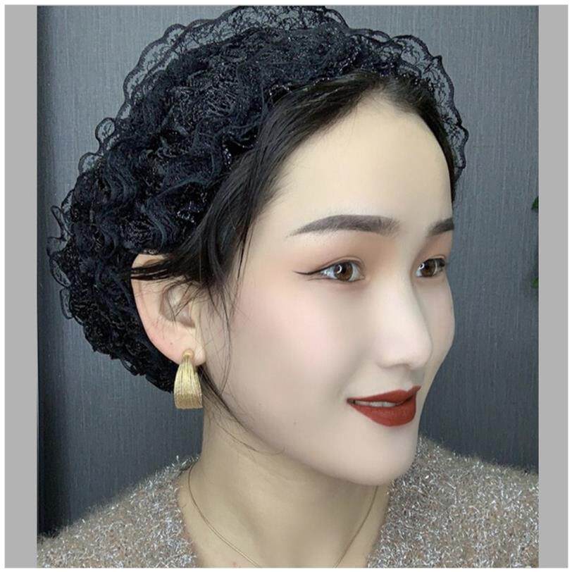 Mus turban new gauze hat headgear convenient hijab female back fashion Hui ethnic gauze 2021 new all-match