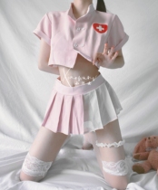 Small dirty female pure cute sexy gentle little nurse uniform temptation pajamas nightgown passion suit