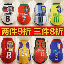 Pooch Summer teddy Puppy clothes slim fit Kim wow Kirky Snow Narui Large Dog Bey Breathable Summer Dress