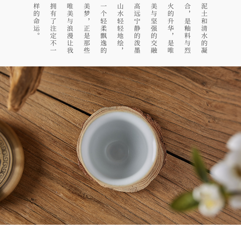 Shot incarnate the teacup jingdezhen ceramic your up hand - made lotus kung fu tea set sample tea cup masters cup single CPU