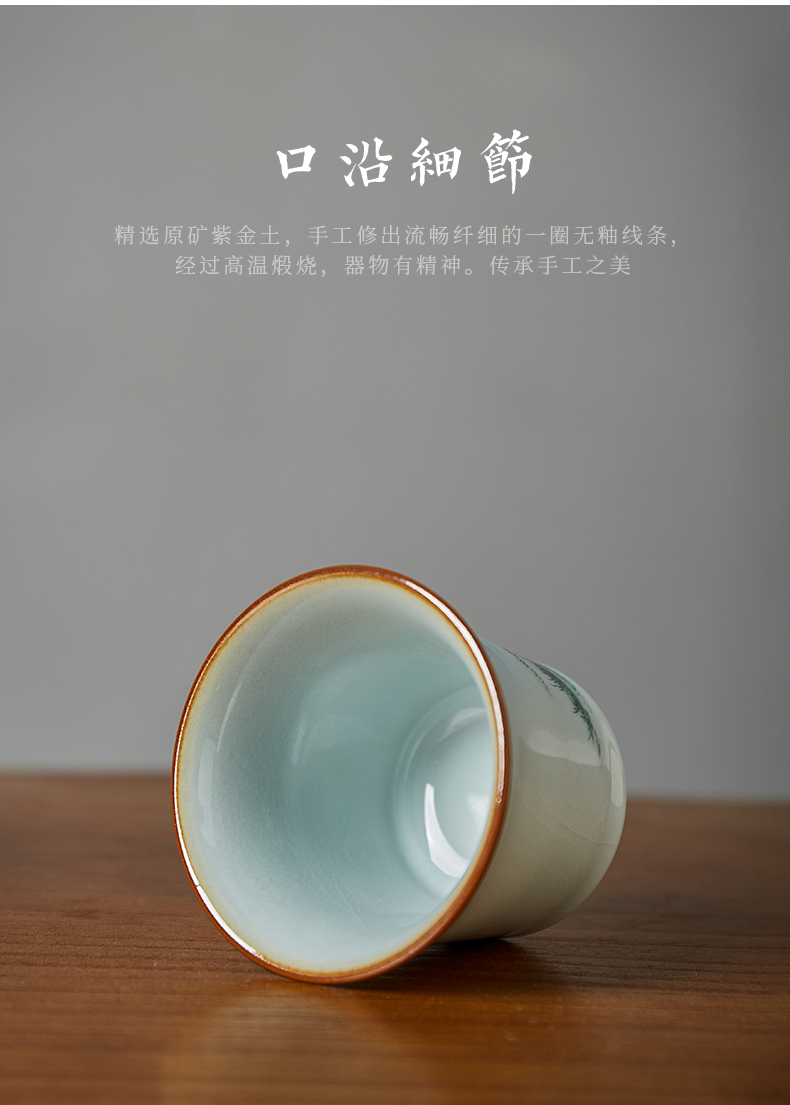 Shot incarnate your up hand - made success of jingdezhen ceramic cups kung fu tea master sample tea cup cup single CPU