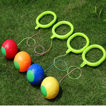 Lights jump ball jumping ball kindergarten children school children fitness throwing foot dumps ball plastic toy