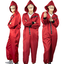 Paper money house 3rd quarter Halloween adult cosplay one-piece clothes stage Dali Dali tooling performance