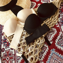 Chest underwear strapless underwear womens shoulder holiday seaside with skirt invisible bra