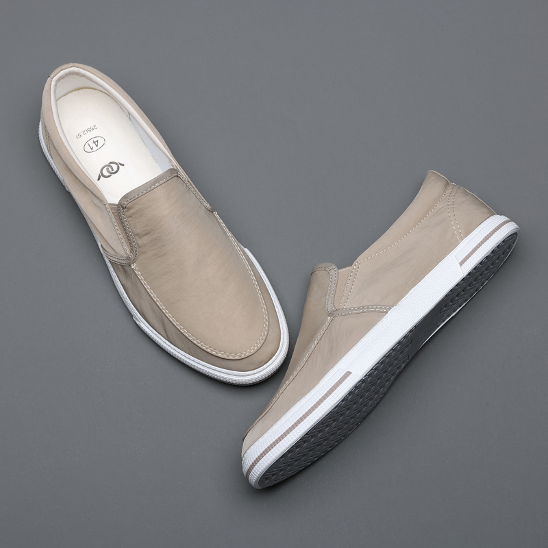 Canvas shoes men's 2022 new men's shoes autumn casual shoes a pedal old Beijing cloth shoes men's sneakers trend