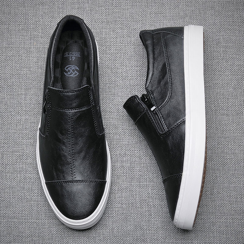 Shoes men's 2022 new autumn men's shoes slip-on leather shoes casual shoes British sneakers wild loafers men's