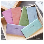 2018 mùa xuân Bà Wallet Thẻ Sinh viên dài Fu Bag mài New Ultra-Thin Couple Hàn Quốc phiên bản Money Clip Tide