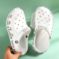 Cave shoes men's summer 2021 new non-slip soft bottom men's slippers big head Baotou sandals sandals fashion