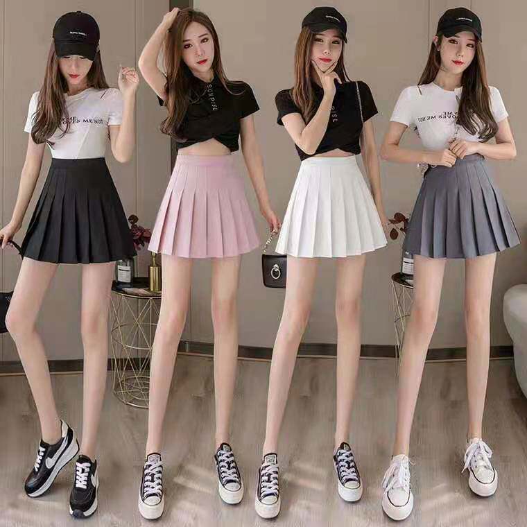 The bristle dress female super short skirt students in spring and summer weather is slimming 2021 new half - body skirt tide