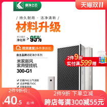 Adapted with the enhanced version of the odor filter for the active carbon-elast medium-acting filter net of the Xiaomi family's new wind system