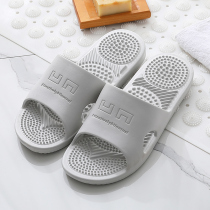 Massage slippers mens summer home indoor soft thick bottom bathroom non-slip mens couple trend bath slippers home