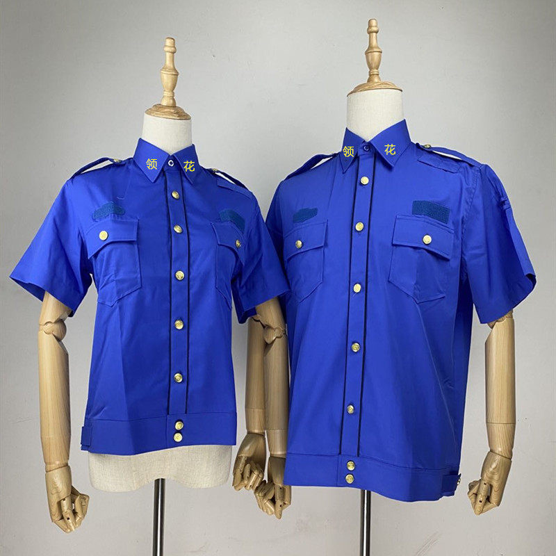 Factory direct sales custom new work clothes shirts short-sleeved jackets summer security services men's and women's pants skirts