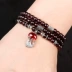 vòng tay đẹp Vòng Tay Đá Garnet Nữ Tự Nhiên 7A Cấp Rượu Pha Lê Đỏ Pixiu Chuyển Vòng Tay Cho Năm Hoàng Đạo Thỏ Nữ vòng tay bạc nữ Vòng đeo tay Clasp