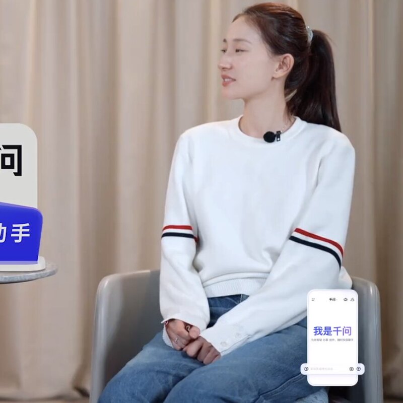 Original Version of the Wife's Romantic Travel 2026 Zhang Doudou Style Sweater Round Neck Long Sleeve Knit Top Women's Clothing Original Version of the Wife's Romantic Travel 2026 Zhang Doudou Style Sweater Round Neck Long Sleeve Knit Top Women's Clothing