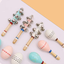 Orff musical instrument baby maracas infant early education music percussion instrument maracas childrens rattle grasp chase chase