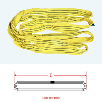 Lizhong used lifting crane QHI installation buckle extension double sling round set soft lifting belt ring cloth belt polyester sling