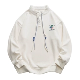 Небольшая дизайнерская ткань, толстовка подходит для мужчин и женщин, Гонконг, тренд сезона, на шнурках