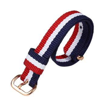 Dw yibo casio burgundy nylon watch strap for women