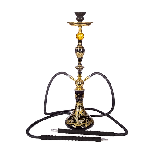 Большой стеклянный кальян, арабский мундштук, полный комплект