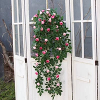 Розовый бутон Виктории 1 метр настенный подвесной