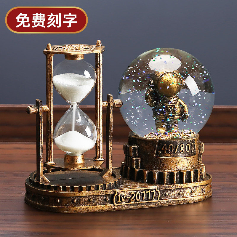 宇航员生日礼物男生送男友兄弟儿童男孩学生实用高级感水晶球毕业