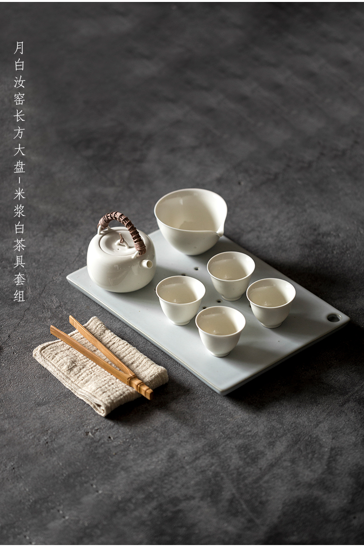 Dream ShuYu rhyme with Japanese tea suit small home sitting room ceramic kung fu tea tea set a complete set of tea cups