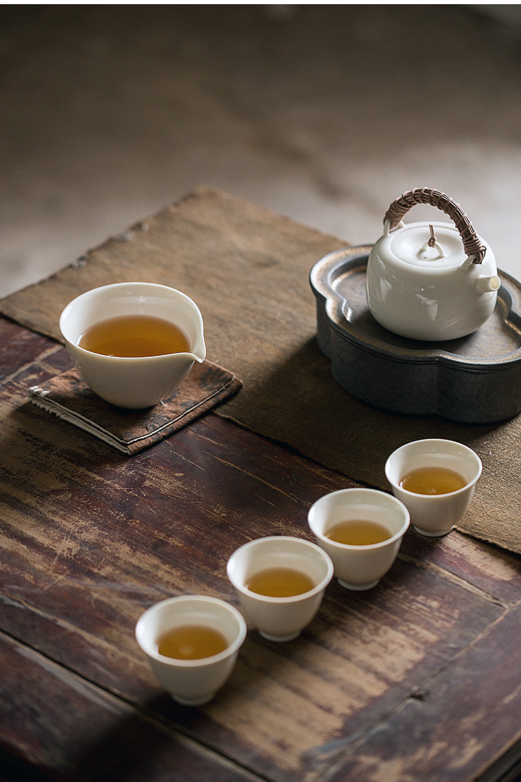 Dream ShuYu rhyme kung fu tea set ceramic tea cup single sample tea cup Japanese restoring ancient ways is a small tea cup only