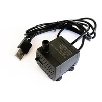I23-USB Черный водяной насос (2,5 Вт)