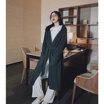 House deer Robe Women autumn and winter long bathrobe hooded winter pajamas women 2020 new morning robe home clothing winter