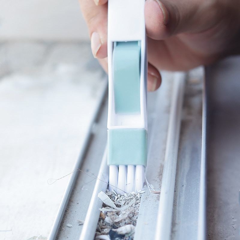 Window sill Window Sill Brush Cleaning Windows Slit Tool Glass Slotted Stitch Cleaning Theyzer upgraded version Mighty Orbital Sanitary