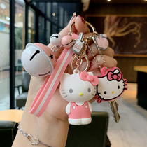 Net red key protection set Cartoon series cute female keychain pendant ins backpack pendant Couple key chain