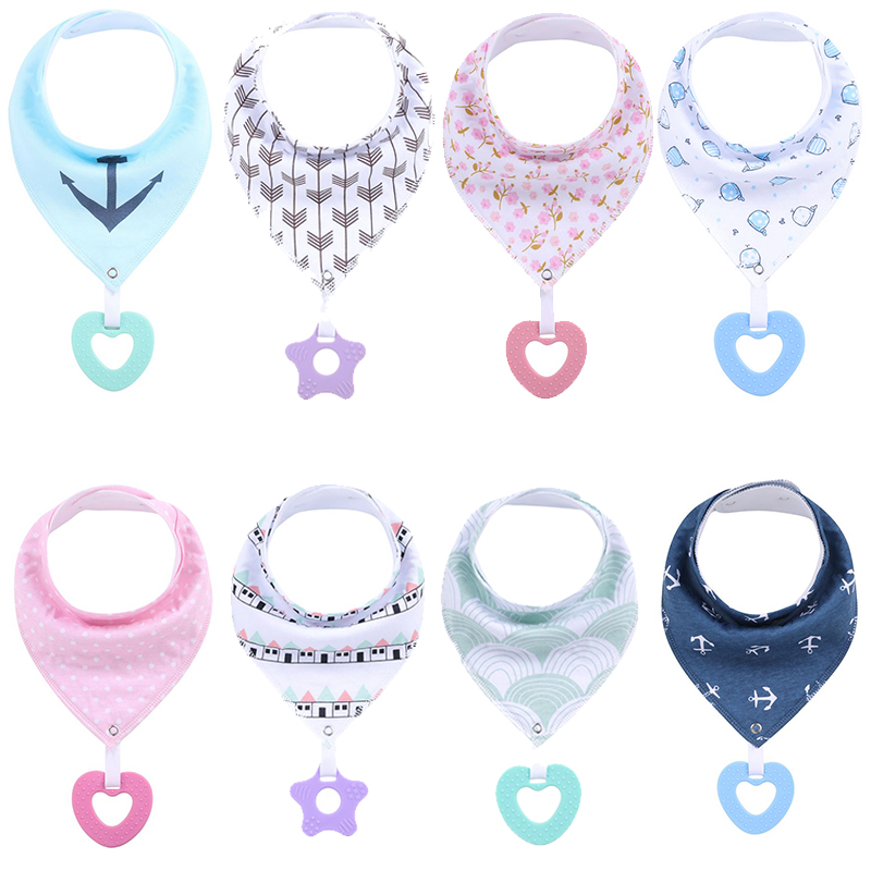 Baby Bandana Teething Toys Unisex Newborn Bib Saliva towels