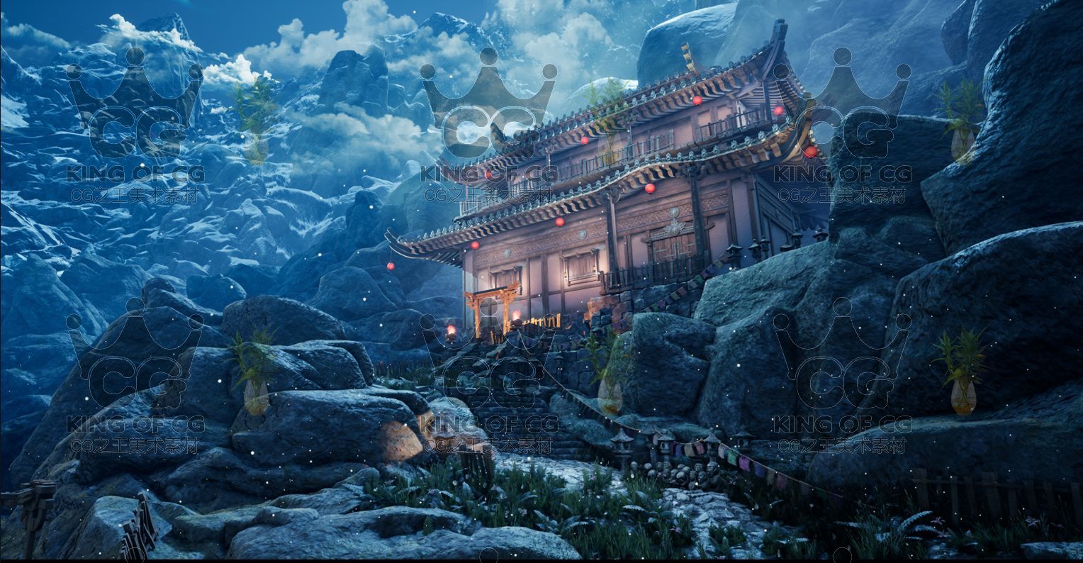图片[20]-UE5虚幻4 40套中国风古风日式宫殿寺庙山脉古建筑仙侠武侠场景-cg男孩