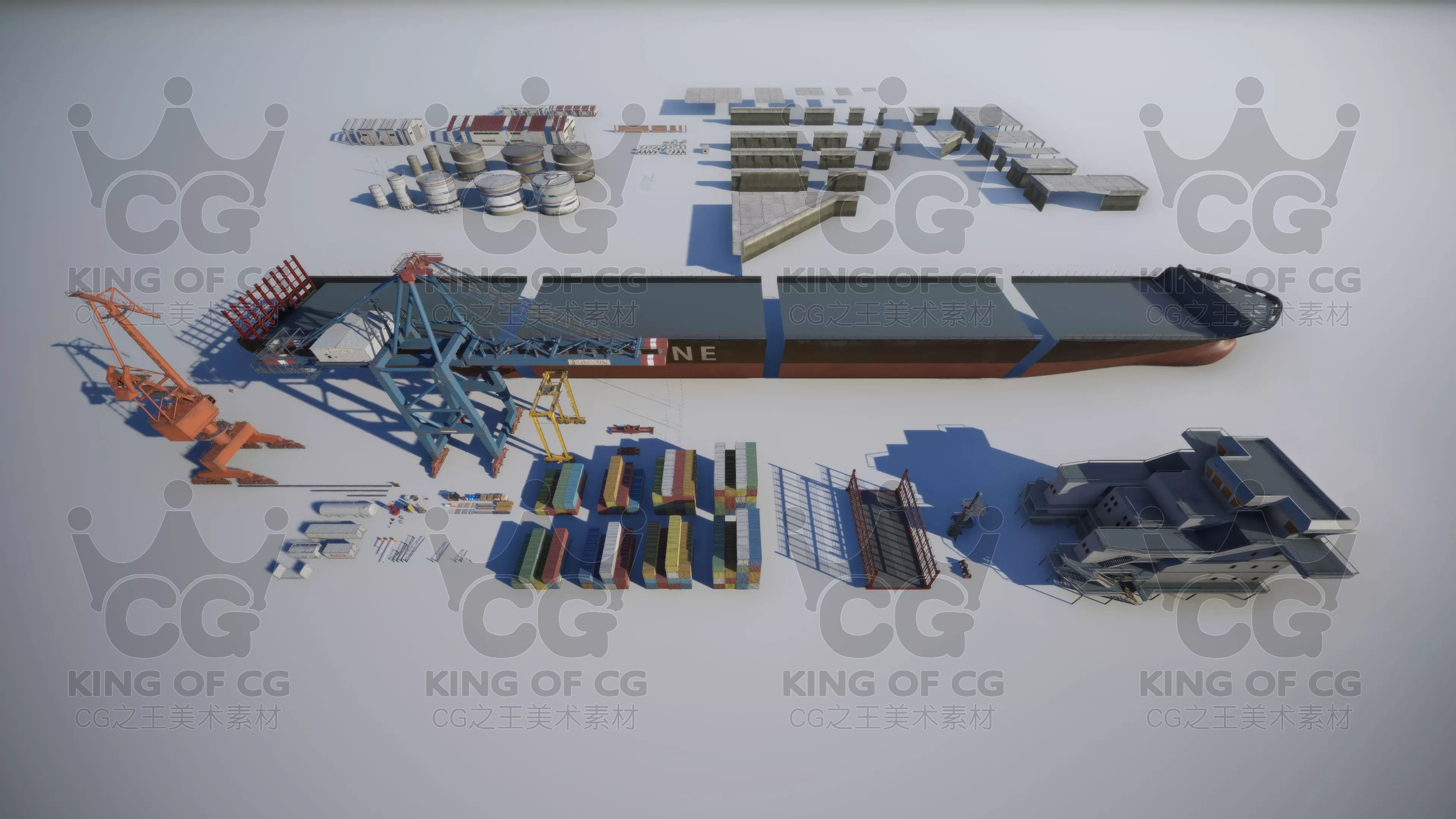 图片[19]-Unity3D港口码头轮船场景模型Snaps Art HD Industrial Harbour-cg男孩