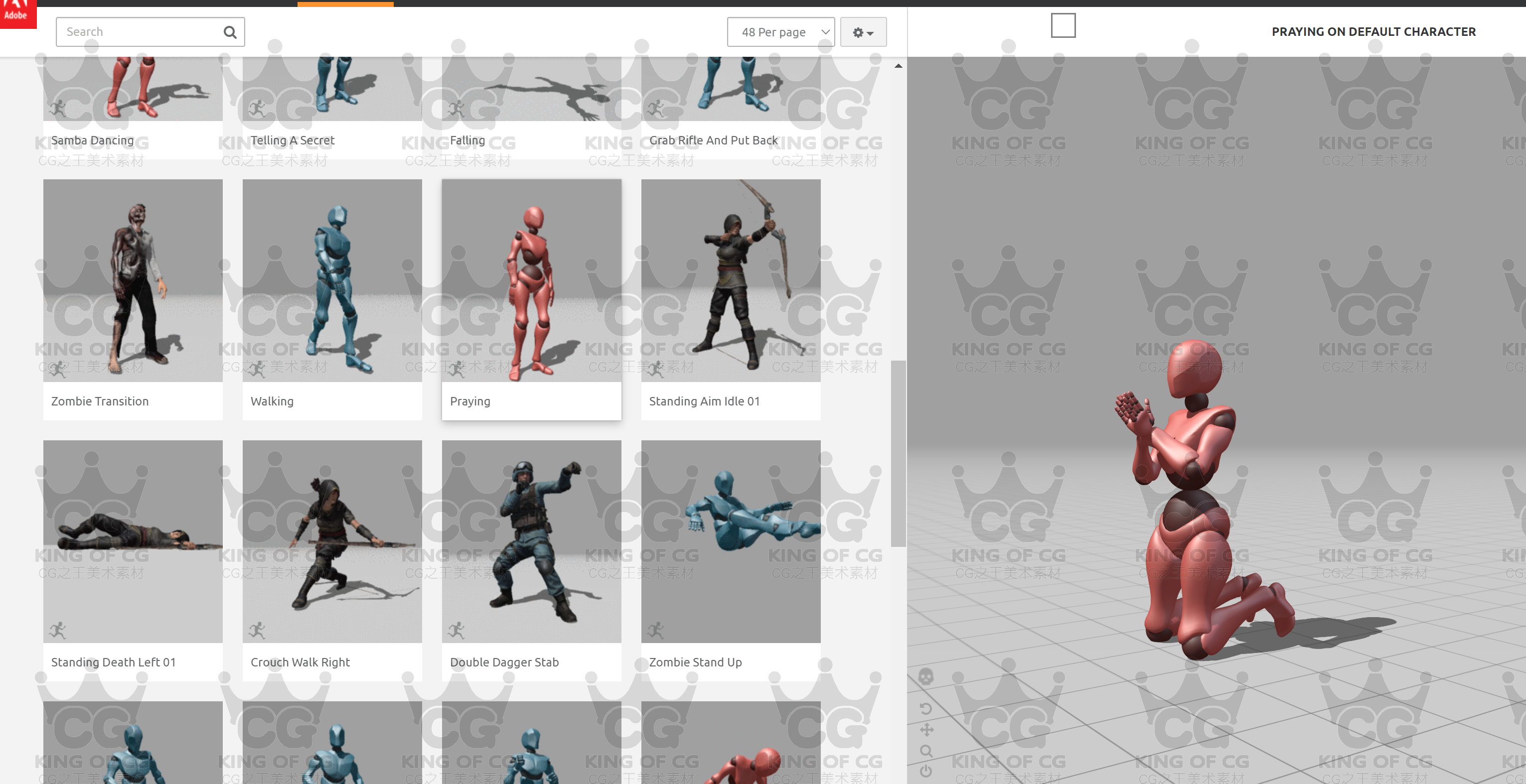 图片[3]-3D角色max人物bip动作bhv捕捉游戏maya动画c4d/unity/UE4/blender-cg男孩
