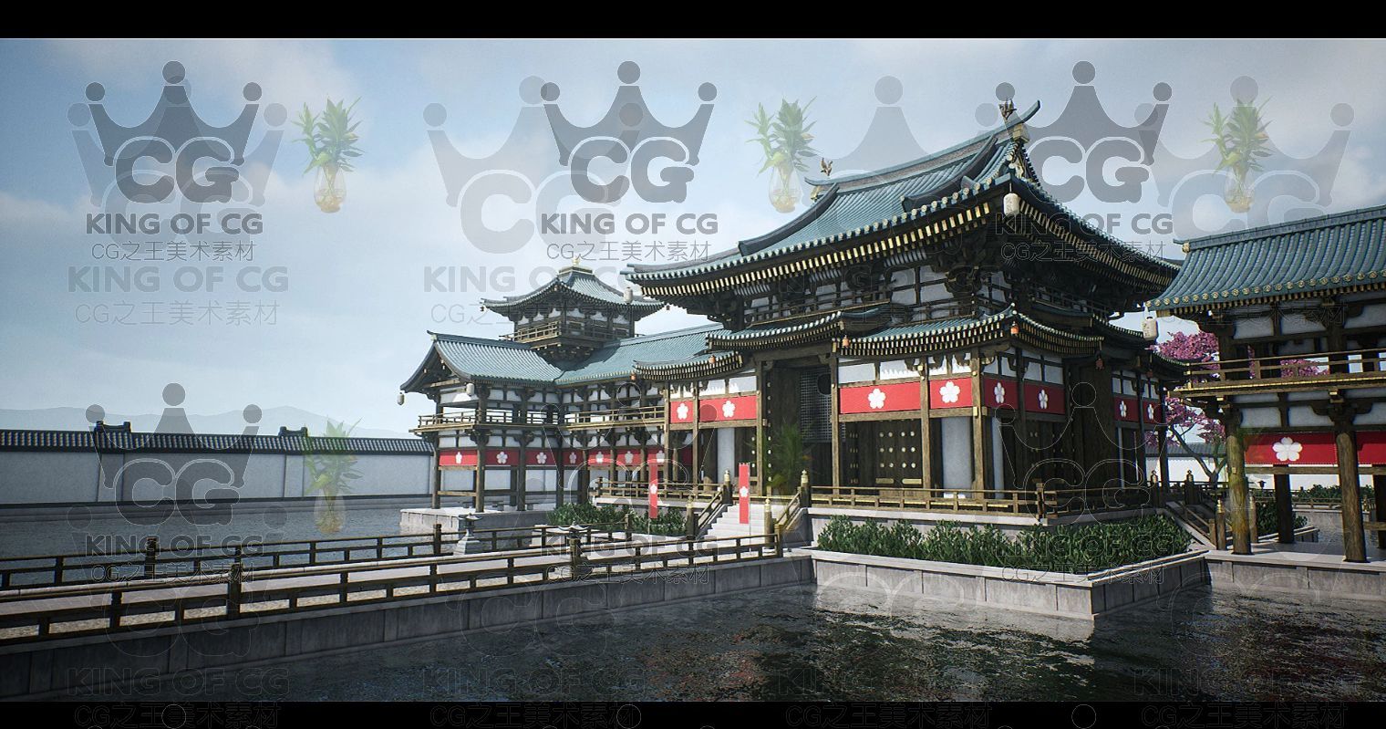 图片[22]-UE5虚幻4 40套中国风古风日式宫殿寺庙山脉古建筑仙侠武侠场景-cg男孩