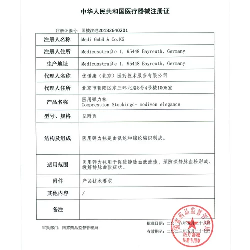 Меди -эластичные носки в Германии.