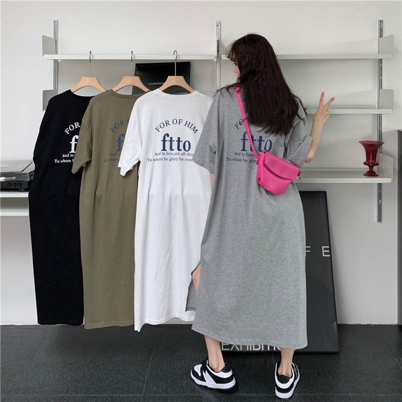 现货孕妇纯棉连衣裙夏季新款宽松大码孕妇中长款连衣裙，宝妈们的夏日清凉秘籍！