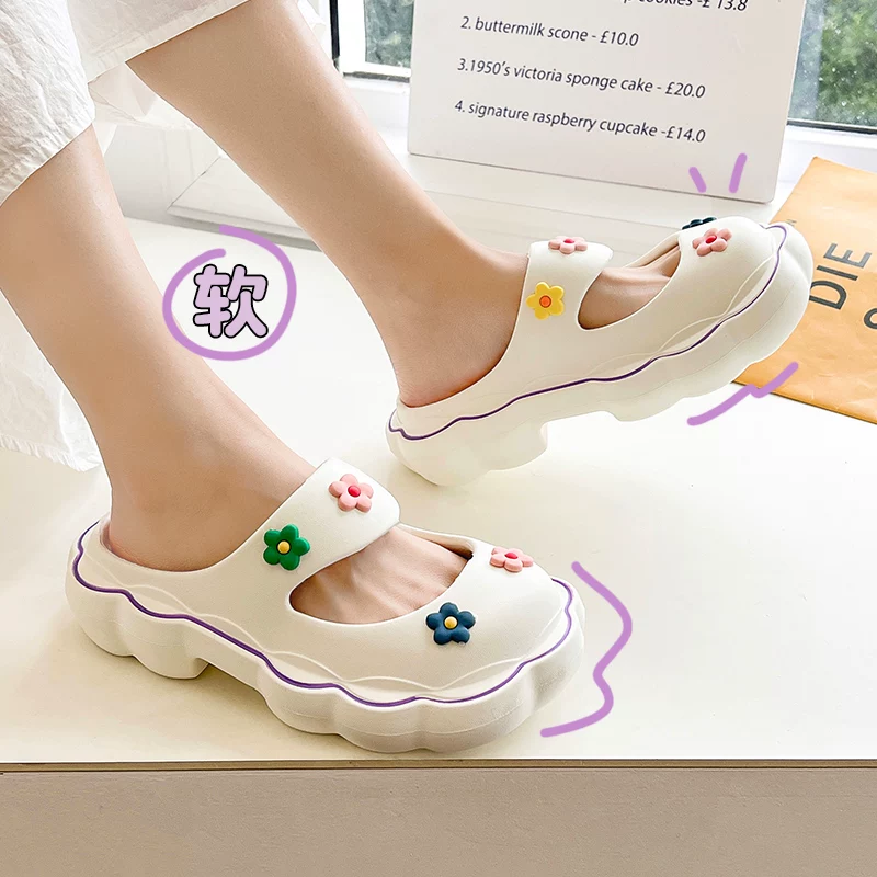 Мужские сабо в стиле croc, толстая подошва, износостойкие, противоскользящие пляжные шлёпки (размеры 36–45)
