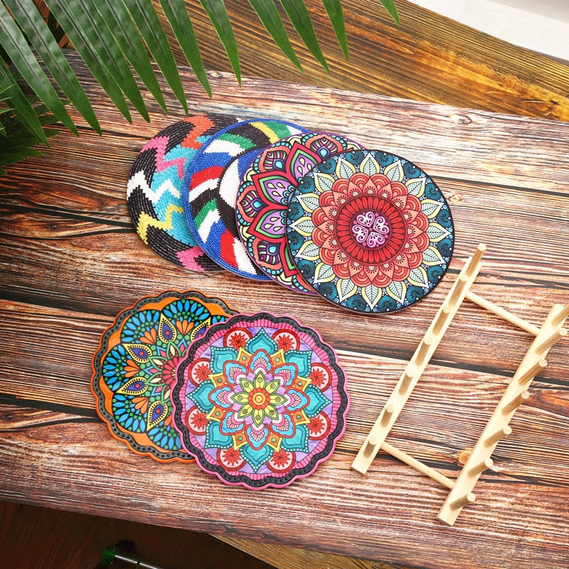 American light key-2 luxury home table mat heat insulation pads European table hot heat resistant ceramic table mat the eat mat mat decoration
