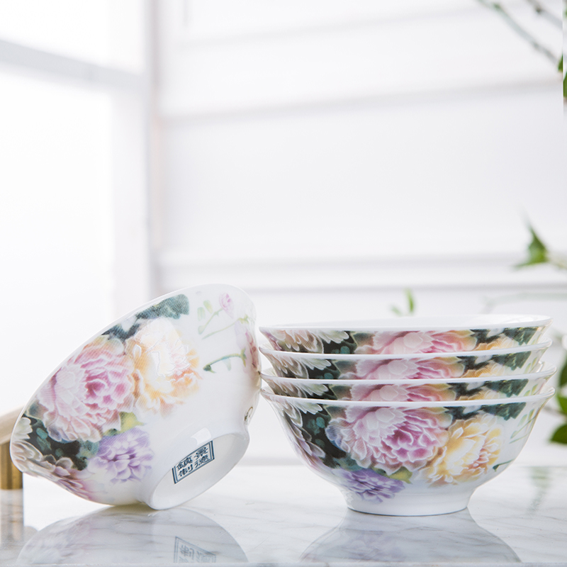 The Nordic European soup bowl home 3 inch small ceramic bowl, small round 3.5 inches hot pot sauce bowl of dip small bowl