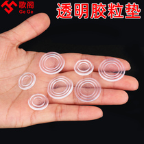 Mahogany coffee table mat table mat countertop tempered glass mat tea table mat rubber non-slip gasket transparent protection mat